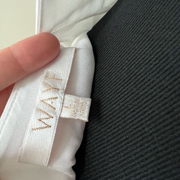 WAYF BACKLESS RUFFLED WHITE TIERED DRESS - Picture 14 of 14